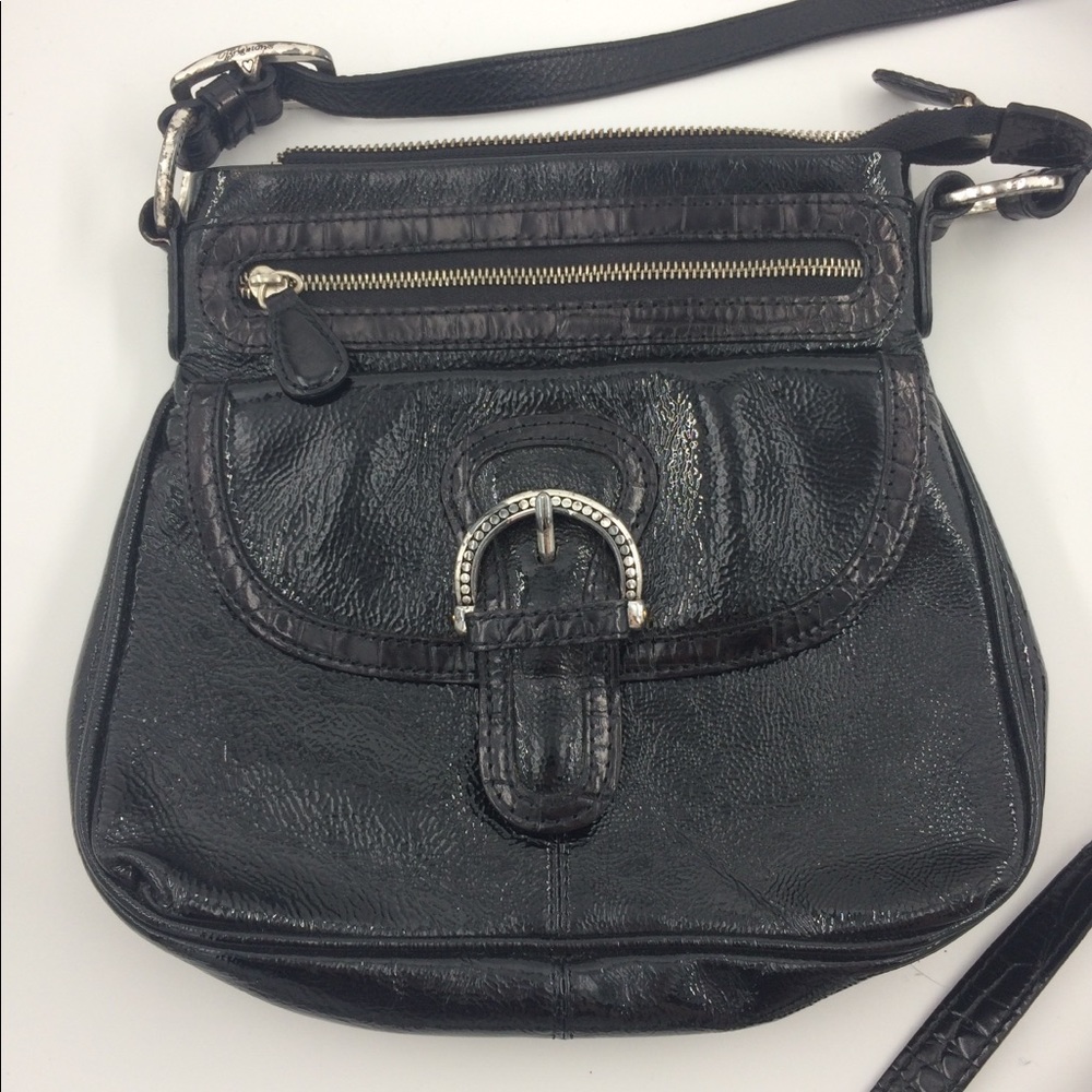 Brighton Patent Leather Crossbody